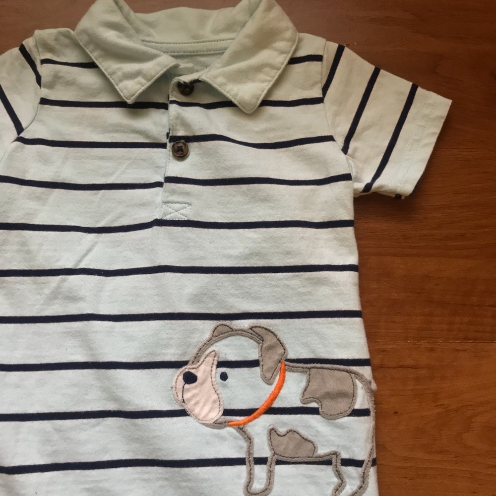 Baby Boy Puppy Romper